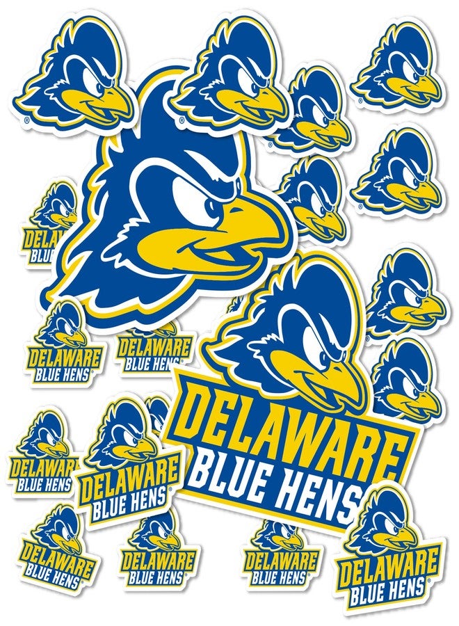 Desert Cactus University of Delaware Sticker Fightin Blue Hens UD Sticker Vinyl Decals Laptop Water Bottle Car Scrapbook 12x9 Sheet T1 (Type 1-1) - Image 1