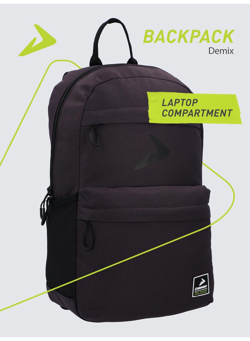 Demix Teen Backpack 18L Water-Repellent School & Sports Backpack with Laptop Pocket, Reflectors & Multiple Compartments for Boys and Girls - Image 3