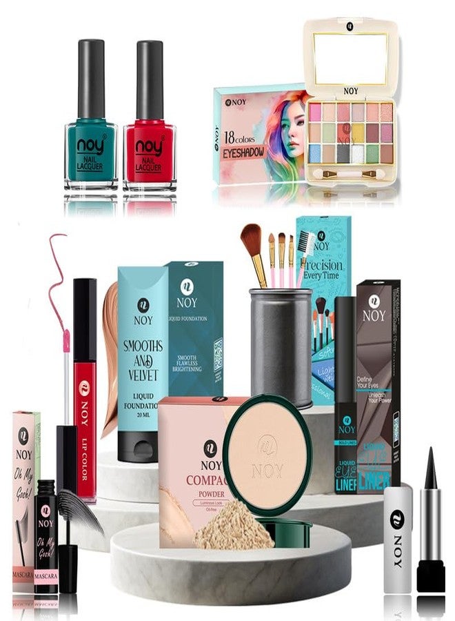 نوي مجموعة مكياج نوي للفنانين توفر تشكيلة كاملة من مستحضرات التجميل للحصول على إطلالات مكياج مذهلة. عبوة من 14 قطعة #304 - Image 2