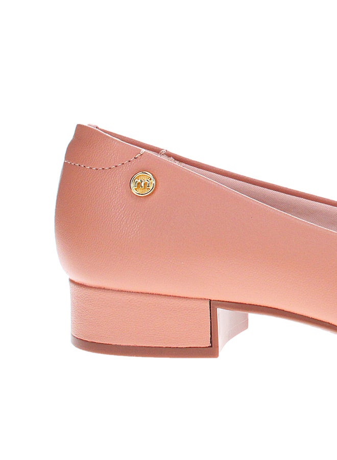 MODARE Solid Slip-On Block Heel Shoes - Image 3