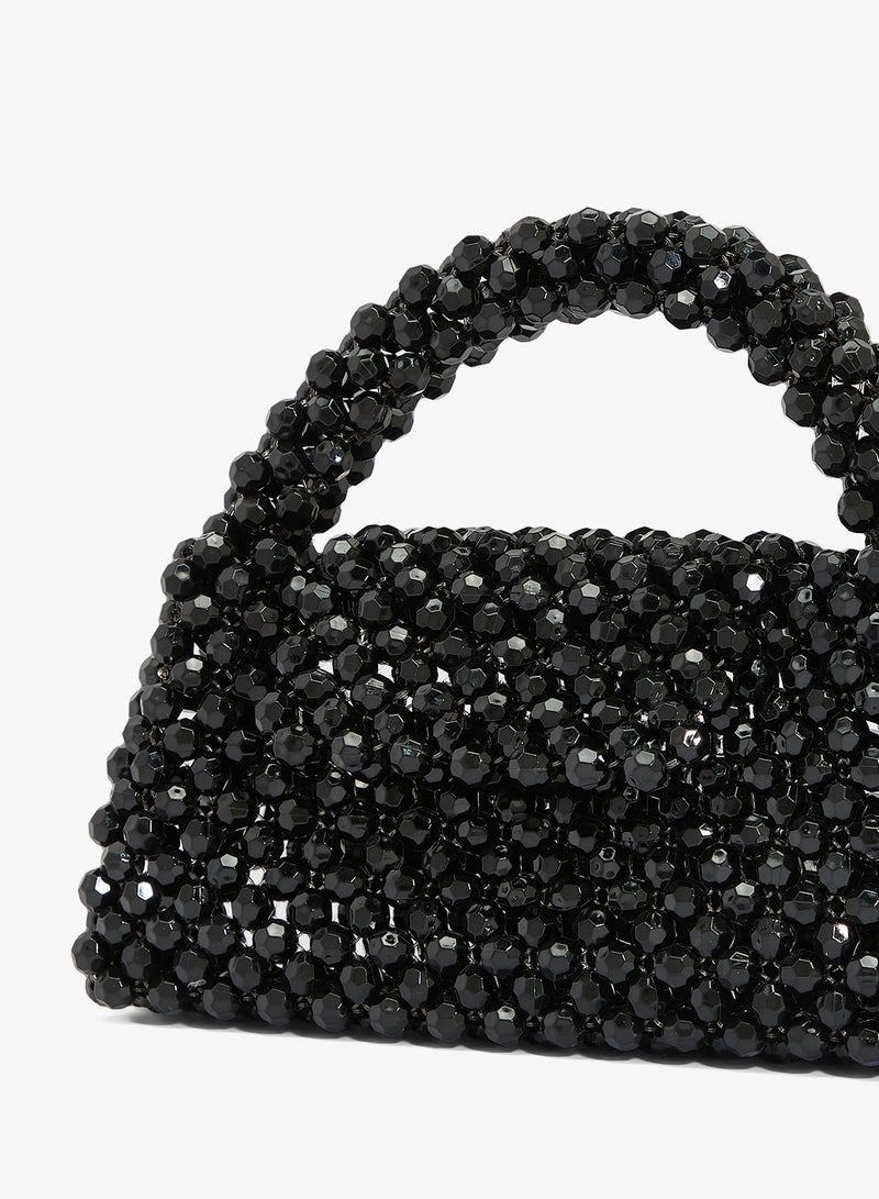 Ella Limited Edition Diamonte Detail Embellished Mini Clutch - Image 3