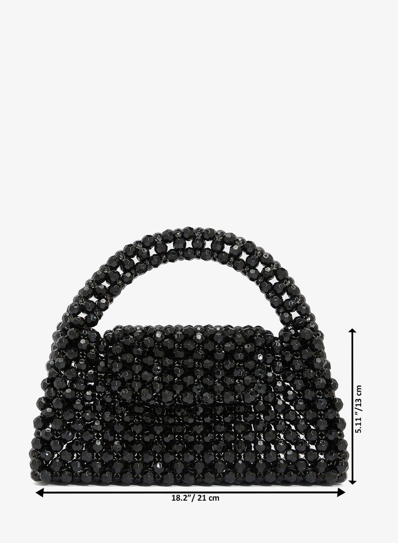 Ella Limited Edition Diamonte Detail Embellished Mini Clutch - Image 5