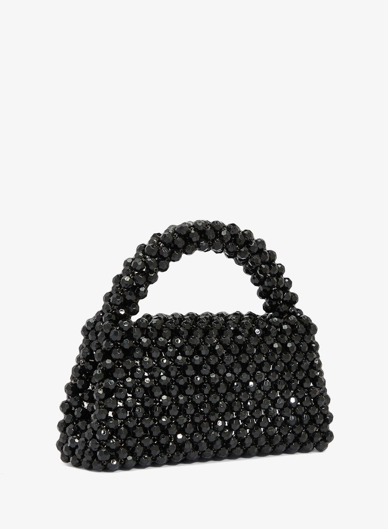 Ella Limited Edition Diamonte Detail Embellished Mini Clutch - Image 2