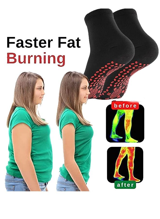 Tourmaline Acupressure Self-Heating Sock Health Sock - Image 2