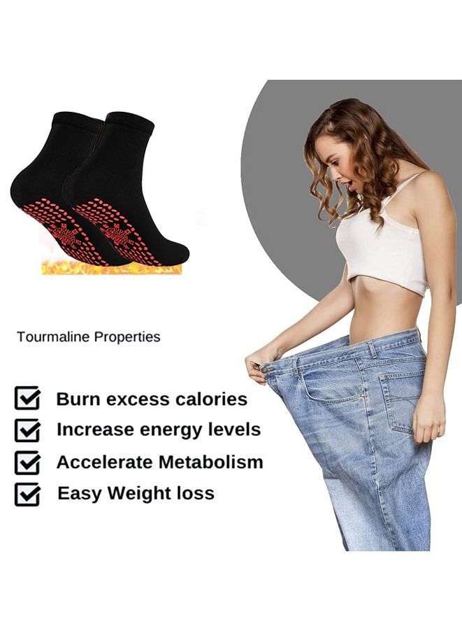 Tourmaline Acupressure Self-Heating Sock Health Sock - Image 3