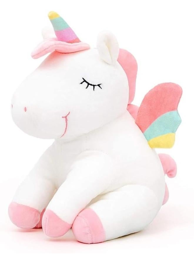Toys for Girls Ages 3 4 5 6 7 8+ Years - Unicorn Stuffed Animal, Soft Unicorn Plush Toys Set, Christmas Birthday Gifts for Baby, Toddler, Kids - Image 1