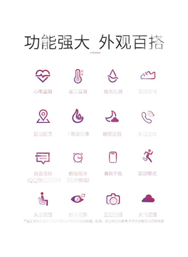 MAX-G Smart Bracelet With Vibration Alarm, Heart Rate, Blood Oxygen, Blood Pressure Monitoring, Pedometer, Electronic Watch For Teenagers And Students, Men'S Wear - Image 3