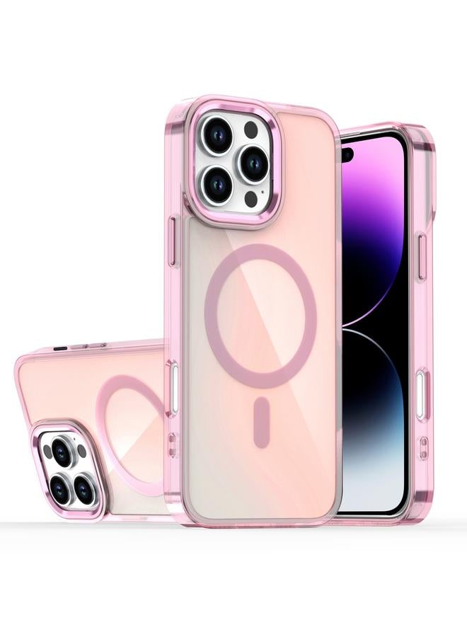 S-TOP Case For iPhone 14 Pro Max Bright Shadow Magsafe Discoloration Phone Case - Image 1