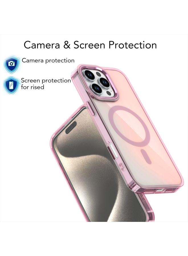 S-TOP Case For iPhone 14 Pro Max Bright Shadow Magsafe Discoloration Phone Case - Image 4