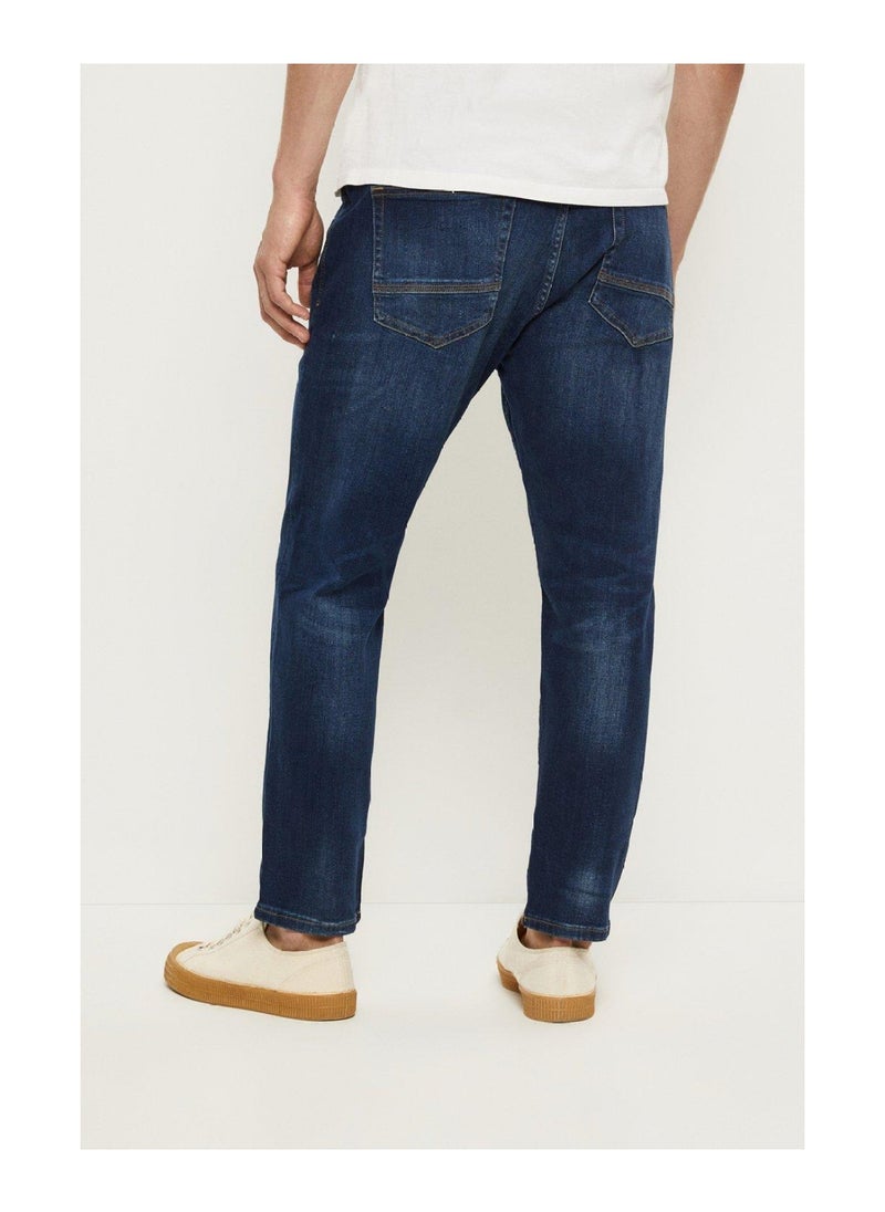 BURTON - Tapered Mid Blue Jeans - Image 1