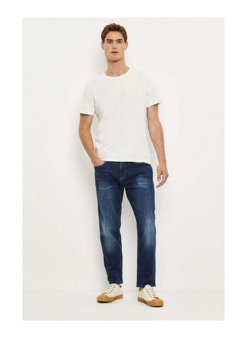 BURTON - Tapered Mid Blue Jeans - Image 1