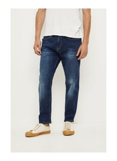 Tapered Mid Blue Jeans