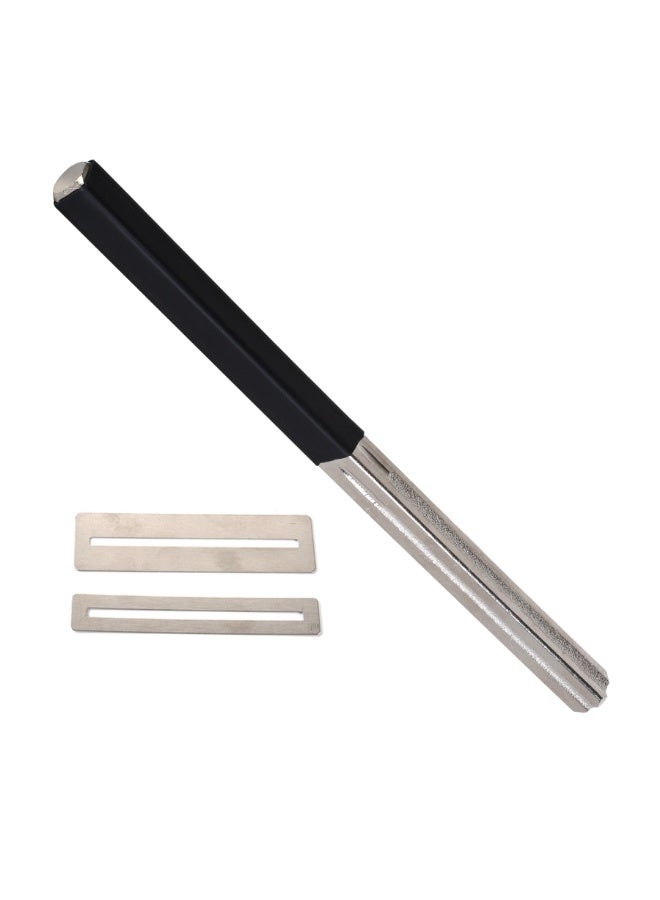 ELIKLIV Guitar Fret Grinding File Set 1/2/3/4mm Four notches for guitar / bass / ukulele with protective sheet Carbon steel diamond coating - Image 3