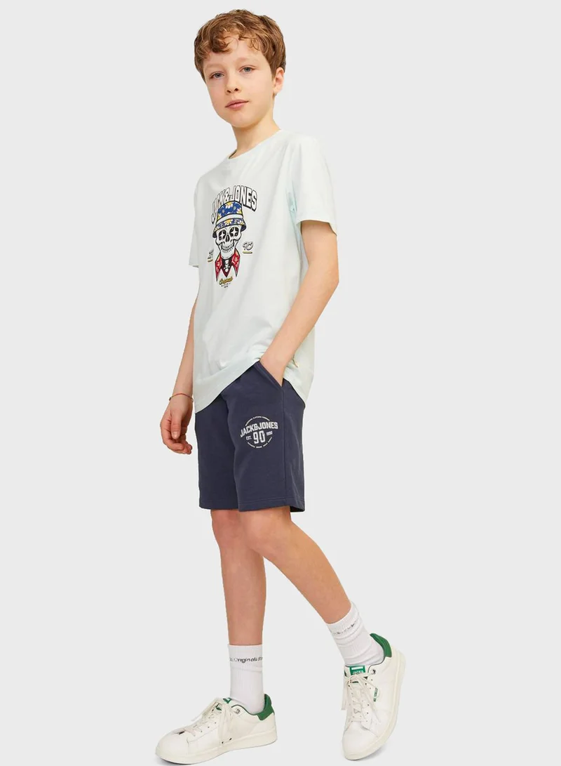 Jack & Jones Junior Youth Logo Sweatshorts