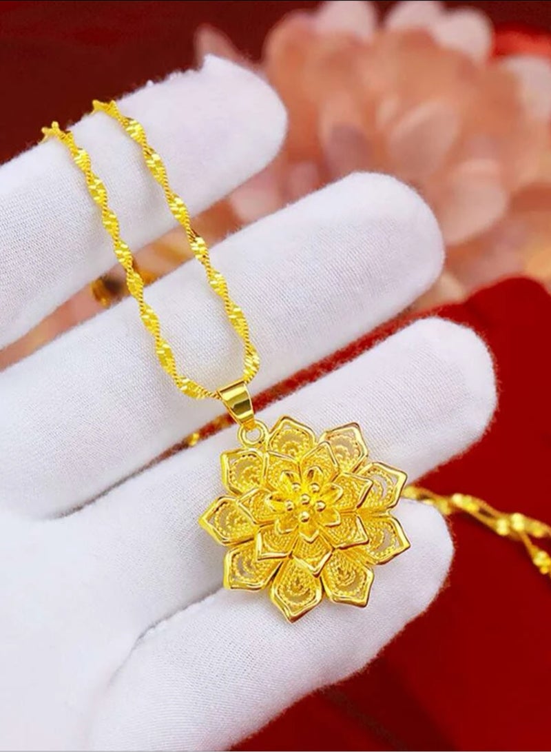 GOLDMAX 21k Gold Plated Necklace For Women With Gift Box - Image 5