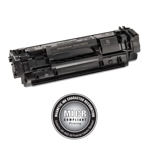 VersaCheck VersaToner - 134A (W1340A) MICR Toner Cartridge for Check Printing - Compatible with HP Laserjet M209 Series, M234 Series, M236 Series Printers, Black - Image 3