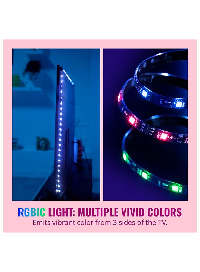 Wiz Smart Sync Box Starter Kit for 55'' - 65'' TVs, Light Synchronization with Content, Wi-Fi And Bluetooth, App And Voice Controlled - UK Version - Image 5