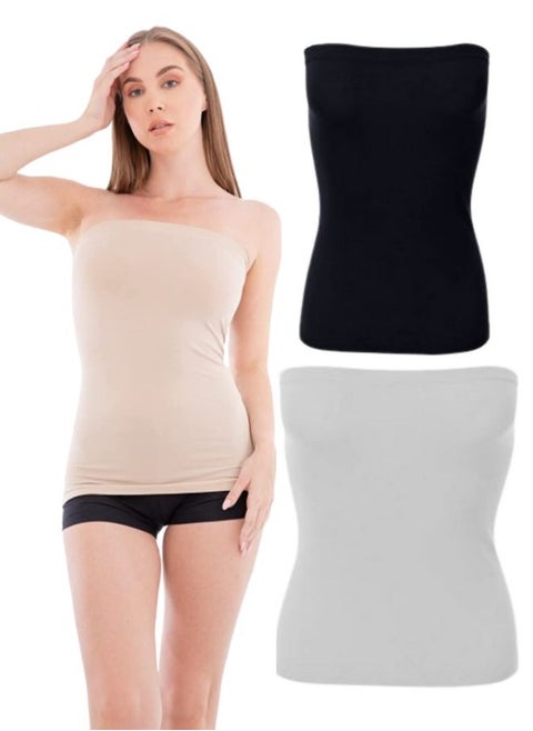 A set of 3 Lycra sleeveless t-shirts