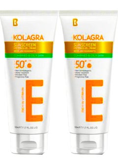 KOLAGRA Kolagra Sunscreen Gel Cream 2 Psc 50 Ml + 50 ML  - Image 1