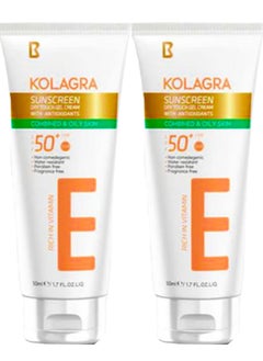 KOLAGRA Kolagra Sunscreen Gel Cream 2 Psc 50 Ml + 50 ML  - Image 2