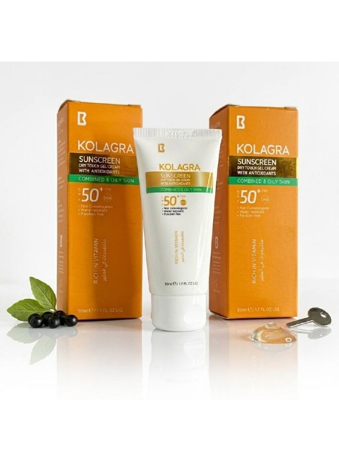 Kolagra Sunscreen Gel Cream 2 Psc 50 Ml + 50 ML (Packaging may vary) - Image 1