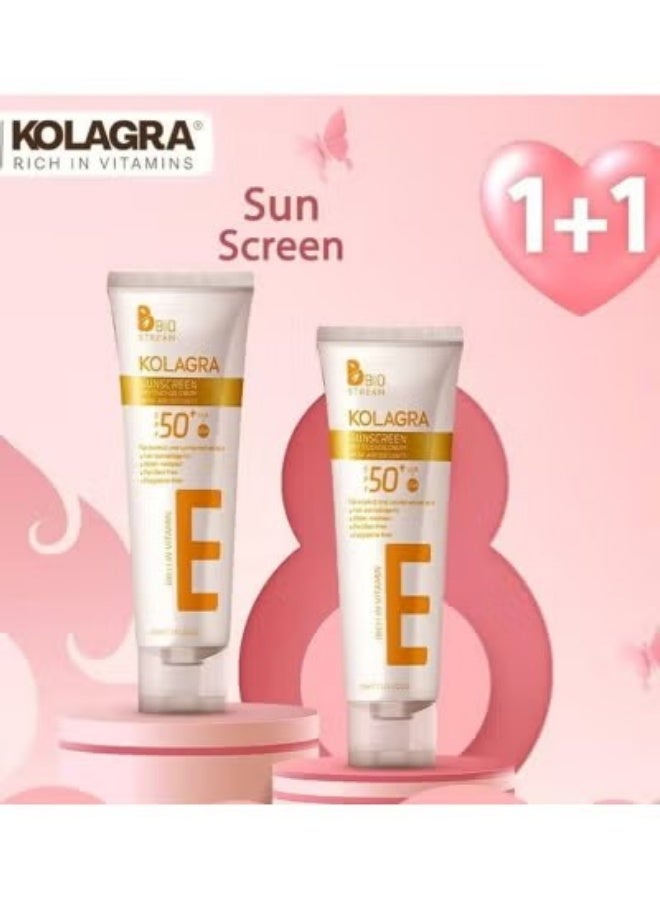 Kolagra Sunscreen Gel Cream 2 Psc 50 Ml + 50 ML (Packaging may vary) - Image 3