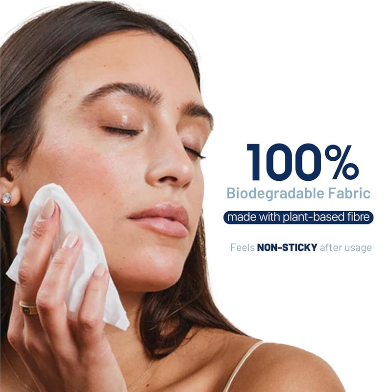 TulipsBiodegradable Refreshing Pocket Wipes Compact Care for OntheGo Momentsdelightful scentgentle and safe for all skin typesPear Gardenia Pack of 5 8 wipes in a pack - Image 3