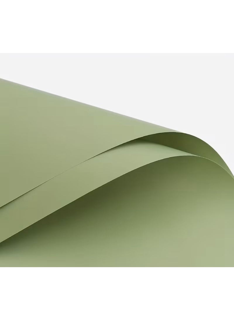 KRONFOL 10 pcs Solid Color Waterproof Floral Bouquet Wrapping Paper - Matte Finish, Durable Plastic, Perfect for Wedding, Graduation, and Floral Arrangements, Floral Arrangement Supplies, Wedding Decorations, Elegant Design, Smooth Texture - Image 1