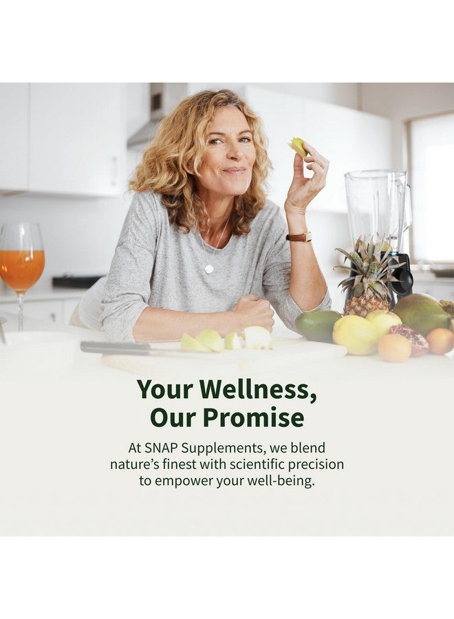 SNAP SUPPLEMENTS Metabolism and Natural Energy Supplements for Fatigue, Stress Relief, Energy Booster & Better Mood, Energy Pills for Women & Men, Ginger, Turmeric, Rhodiola Rosea, 60 Capsules - Image 4