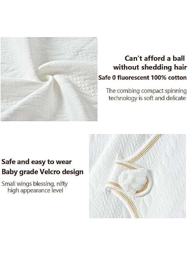 Gonice Baby Swaddle Wrap, DMG Baby Shower Gifts, Newborn Swaddle Blanket Wrap, 4-12 Months Baby Girls and Boys, Ultra-Soft Newborn Sleeping Wraps for Infant Baby Shower Gift, New Born Baby Gift - Image 2