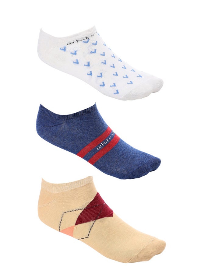WHITE RABBIT White Rabbit Middle Lines Ankle Socks 