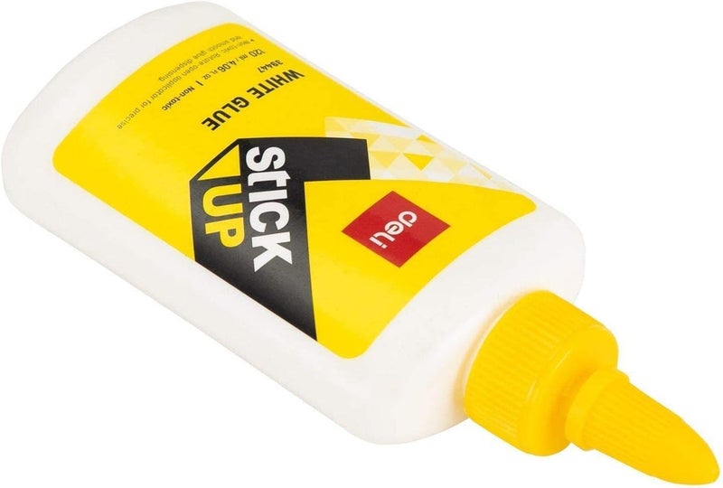 Deli White Glue 120ml - Non-Toxic Craft Adhesive - Image 2