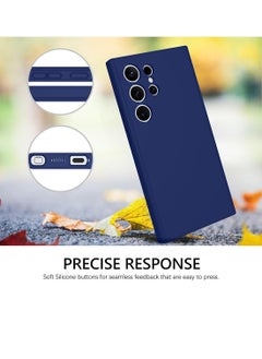 Soft Smooth Silicone Magnetic Back Cover Case with Inner Microfiber Lining for Samsung Galaxy S24 Ultra - Navy Blue - pzsku/Z233A4F87F51C64713CDCZ/45/_/1735125283/5c679aaf-f863-4d91-91b0-87e20db45679