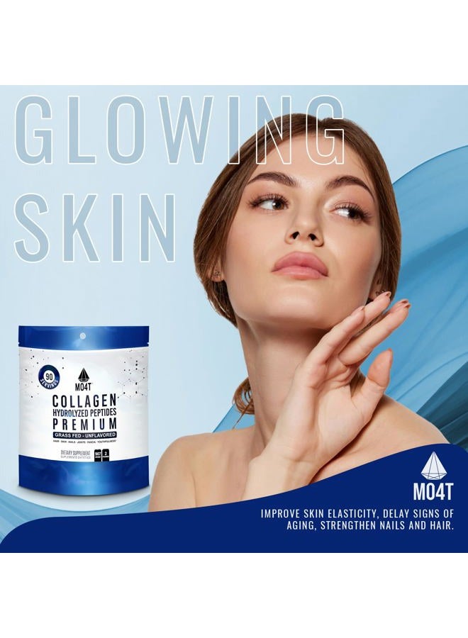 MOMOF4TRANSFORM MO4T Collagen Peptides- Grass-Fed Collagen- Hydrolyzed Collagen Powder- Unflavored- 2 Pounds Collagen- Colageno 2 libras - Colageno Hidrolizado - Image 2