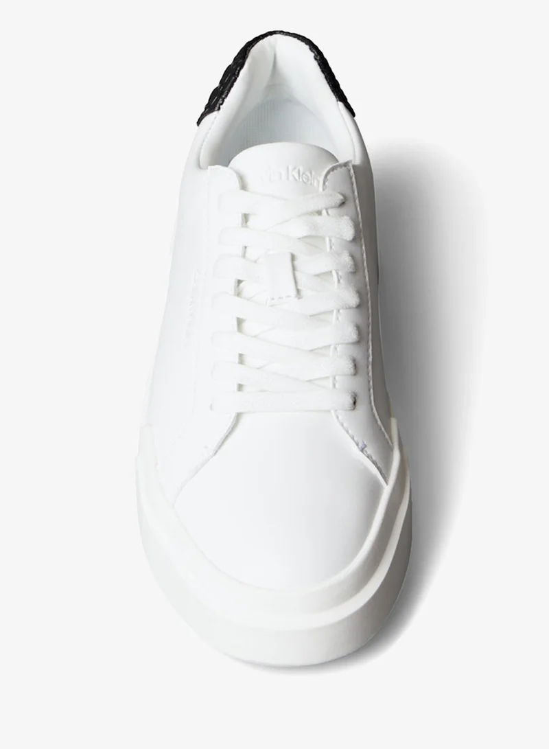 Calvin Klein Jeans  CK Avenue - Smooth Leather Logo Trainers for Women | Best Price UAE