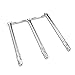 Grisun 69787 18inch Burners for Weber Spirit 300 Series up Front Control, 304 Stainless Steel Burner Tubes Set Year - Image 2