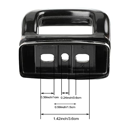 DonLeeving 4 Pack Metal Pressure Pan Handle Replacement - Side Ear for Cooker, Steamer, Sauce Pot - Short Black Handles Suitable for 2 or 1 Hole Type - Image 3