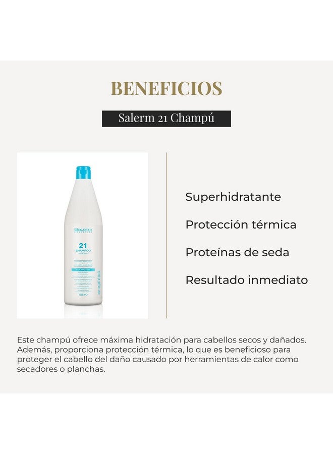 ساليرم شامبو 21 Repair بحمض الهيالورونيك، 33.8 أونصة - Image 3