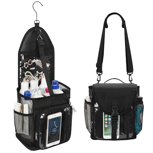 Ethereal Shower Caddy Portable Mesh Shower Caddy Bag for College Dorm Room Essentials Hanging Shower Bag for Gym Camping Beach - Image 1