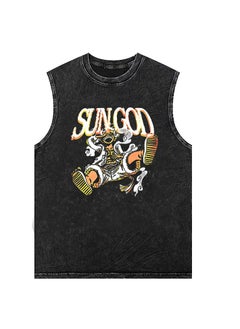 KUYING Summer One Piece Lunch Break Loose Casual Vest  - Image 1