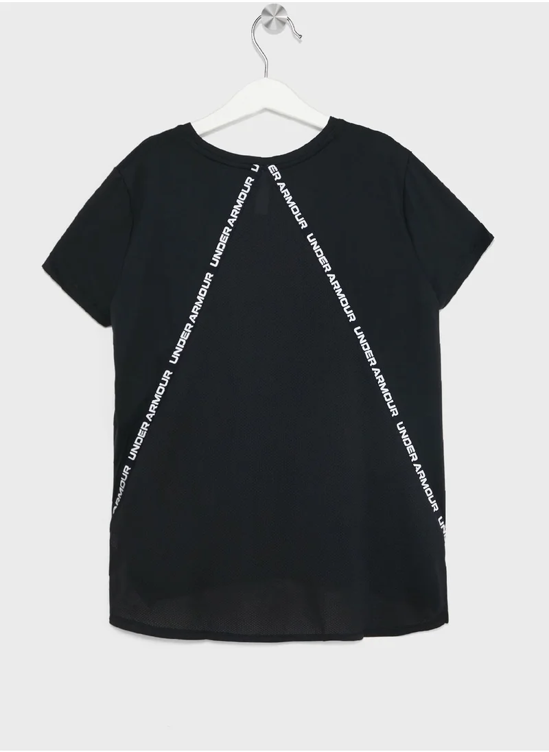 UNDER ARMOUR Girls' Knockout T-shirt