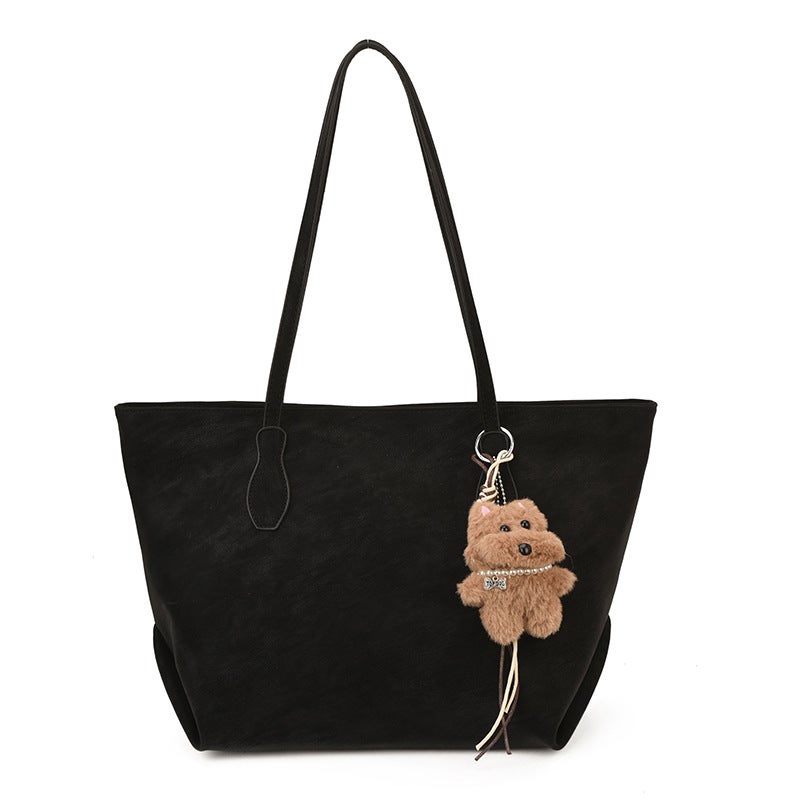 Women's Vintage Shoulder Bag, Large Capacity PU Handbag - Image 5