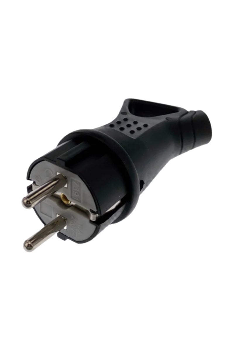 EU Plug 2P Plug High Poer Socket Rubber Waterproof Electrical Grounded EU Connector 16A 250V Indust