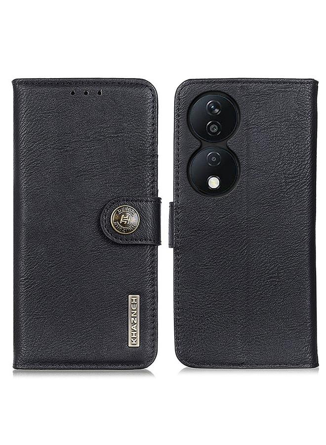 S-TOP Case For Honor X7b KHAZNEH Cowhide Texture Horizontal Flip Leather Phone Case - Image 1