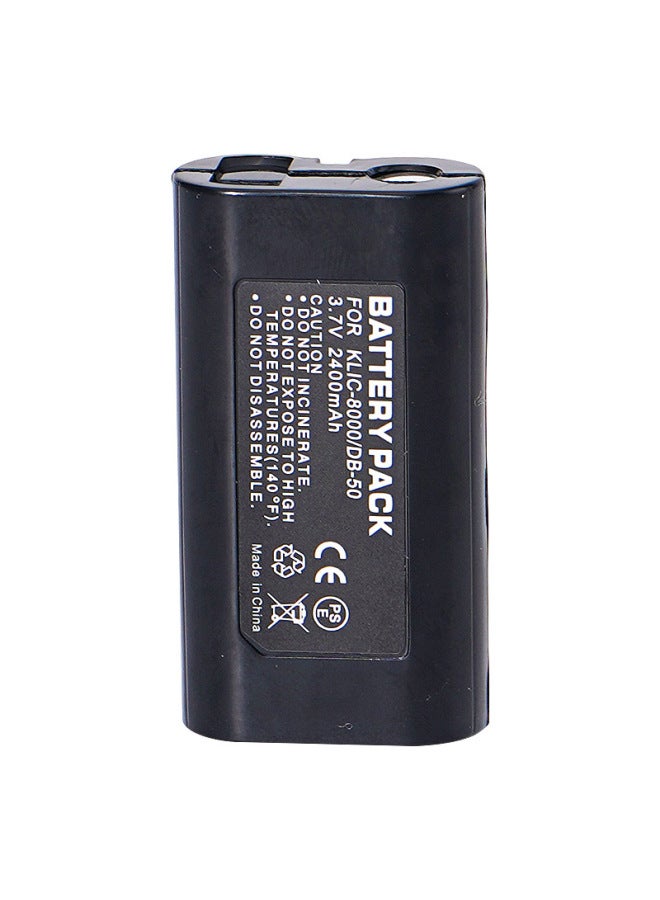 Suitable For Kodak KLIC-8000 Battery DB-50 Battery Z1012 Z1015 Z1085 Z812 ZX1-Standard Capacity:2400mAH