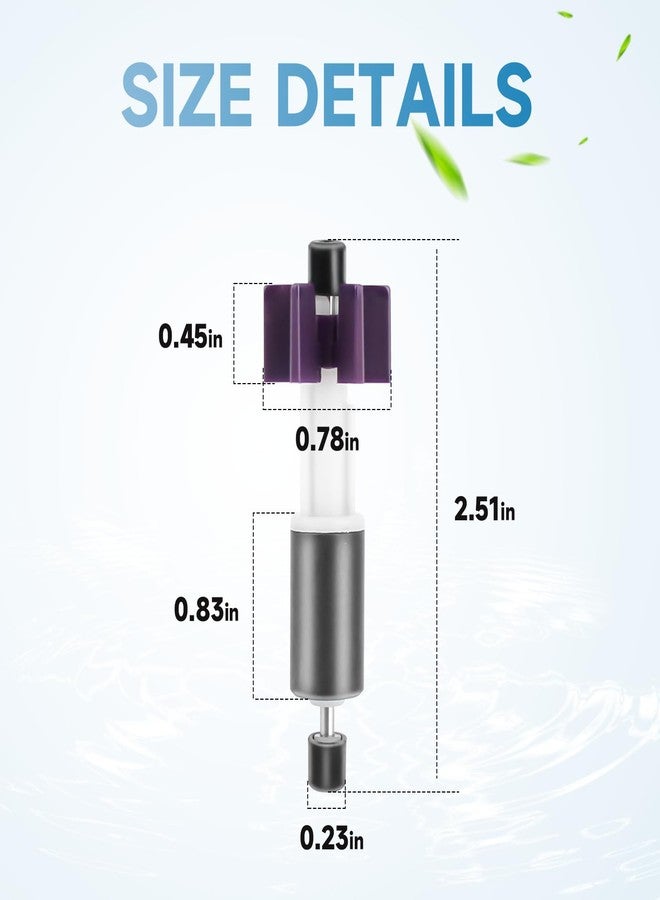 أنتوبيل قطع غيار مجموعة المروحة PRIM350B 350B متوافقة مع فلاتر Marineland Penguin Bio-Wheel 350، تُستخدم لمضخات ترشيح أحواض أسماك الزينة. - Image 2