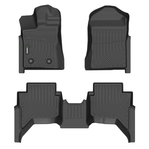 ANBINGOFloor Mats for Ford Ranger 20262024 SuperCrew Cab Car Mats for Ford Ranger All Weather Floor Mats Protection TPE Waterproof Ranger Car Floor Liners for 2025 Ranger Accessories - Image 1