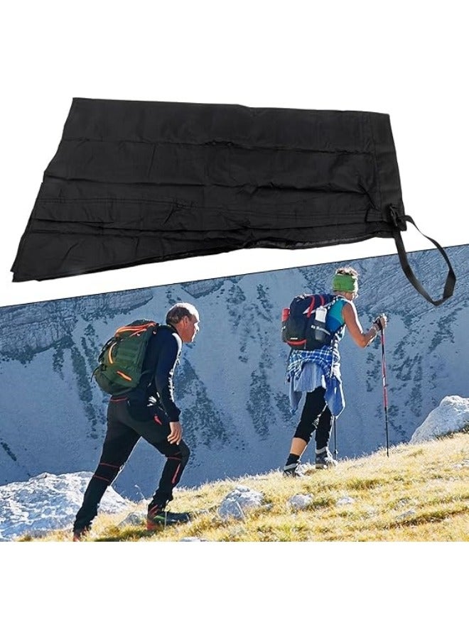 Lightweight Rain Skirt Unisex Rain Protection Skirt Raincoat Rainwear Liner Nylon Kilt with Carrying Bag for Camping Hiking - Image 5