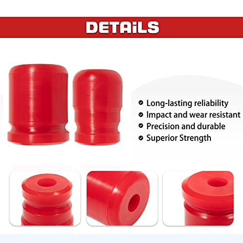 Camoo Front & Rear Bump Stops for Jeep Wrangler JK/JKU Sport Rubicon Sahara Freedom Unlimited 2007-2018 4PC Replacement (1-1303 + 1-1304) - Image 5