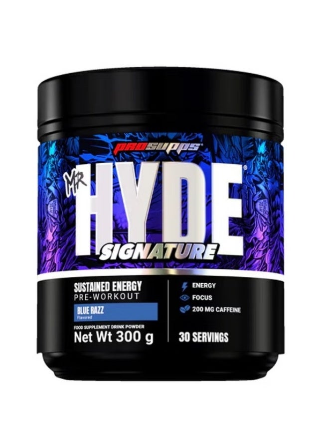ProSupps Mr. Hyde Signature Pre-Workout - Blue Razz - 30 Servings - High Energy, Intense Focus & Explosive Power Formula With Creatine & Beta-Alanine - Image 1